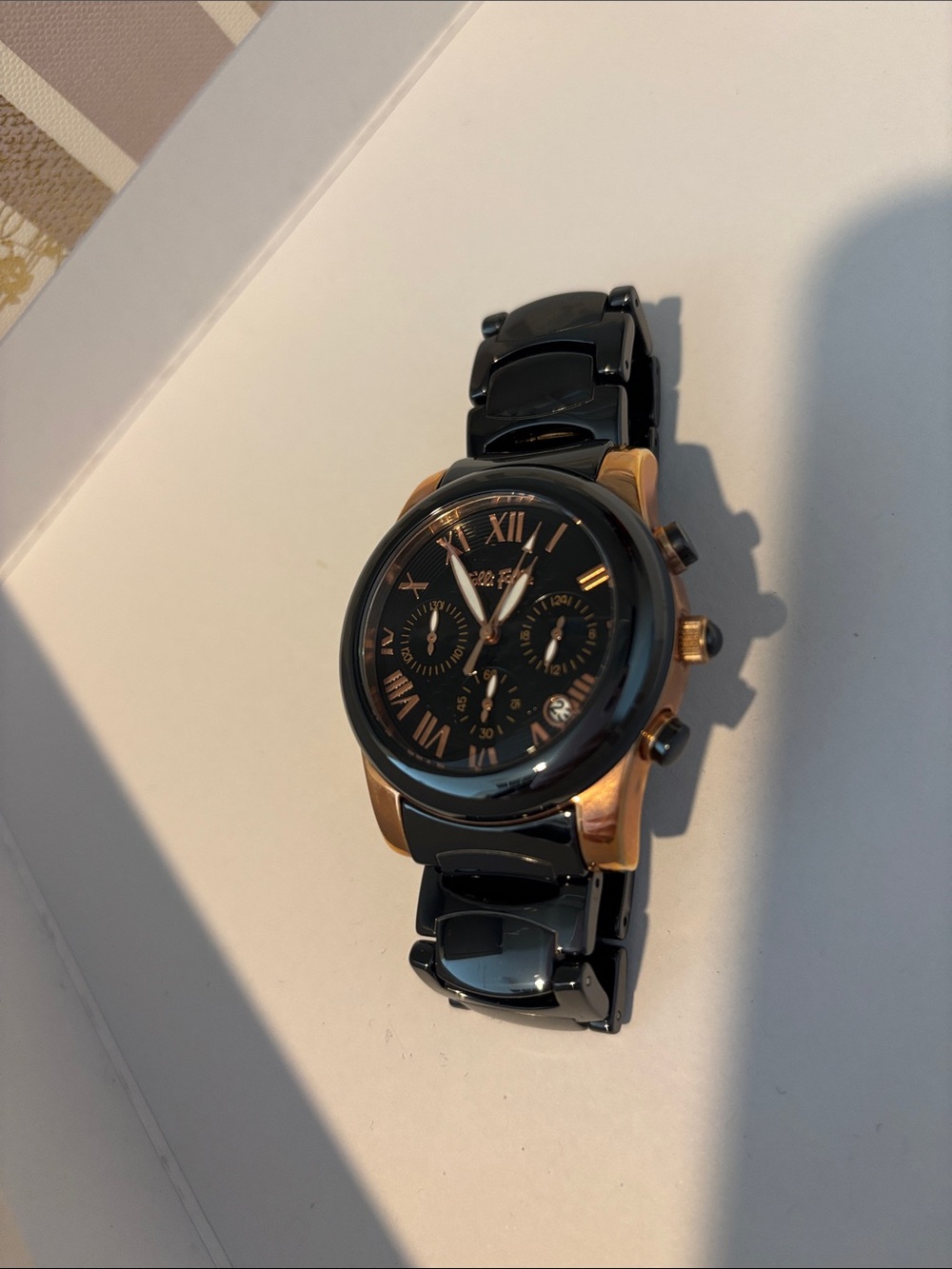 Classy Chic Ceramic Chronograph Women's Watch
